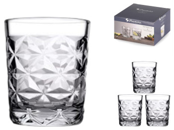 Набір склянок Pasabahce Estrella, скло, 305мл, колір прозорий (ціна за 4шт)