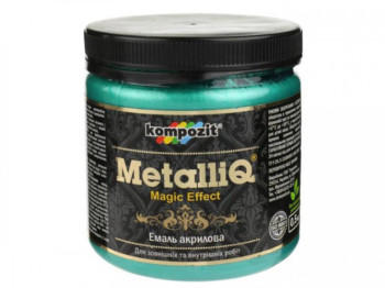 Емаль акрилова MetalliQ "Смарагд" 0,5л