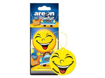 Освежитель воздуха AREON сухой листик Smile Dry New Car