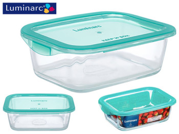Контейнер стеклянный Luminarc Keepn Box с пластиковой крышкой 820мл 85201