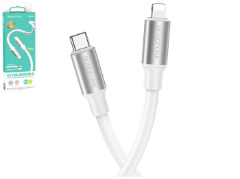 Кабель USB Borofone BX82 PD Type-C to Lightning, Белый