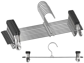 Вешалка для брюк с прищепками Econom 28см (цена за уп. 10шт)