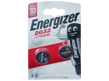 Батарейка литиевая Energizer CR2032 3V (цена за блистер 2шт)