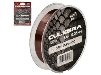 Леска Sam’s Fish Culebra, нейлон, тест 8 кг, 0,35мм, 100м