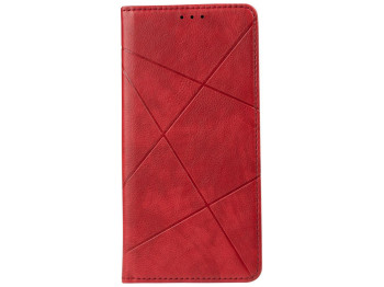 Чехол-книжка Business Leather для Samsung Galaxy A13 4G Цвет Красный