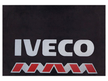Бризговики для вантажних машин, Iveco, гума, 585×400мм, колір чорний (ціна за 2шт)