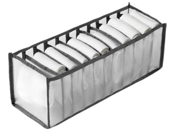 Коробка-органайзер для зберігання білизни, 11 відділень, 32х12х12см