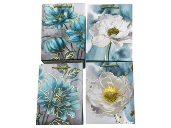 Пакет подарочный бумажный Flowers L, 31x42x12см