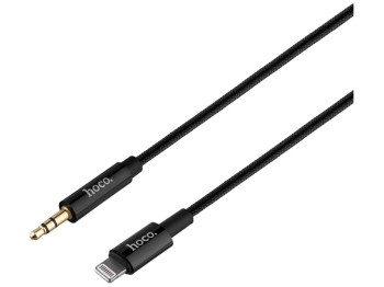 Кабель Aux Hoco UPA19 Lightning Цвет Чёрный