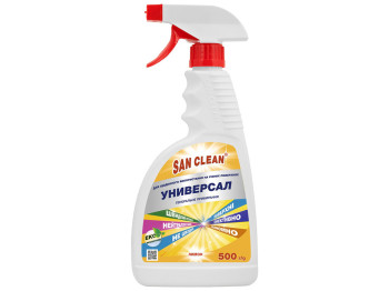 Универсальное средство San Clean Лимон, для генеральной уборки, с распылителем, 500мл