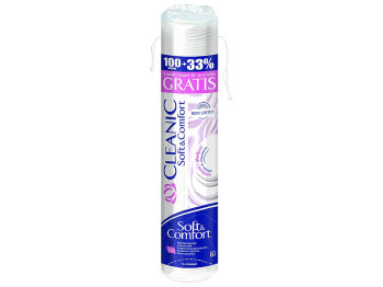 Ватные диски Cleanic Soft&Comfort, 133шт