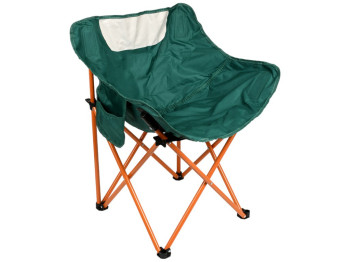 Крісло розкладне Павук Комфорт S, метал, поліестер, 45×45×70см, колір зелений