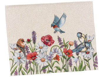 Салфетка гобеленовая Птицы в цветах 37*49см 1229-49 RUNNER