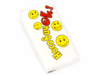 Хустки носові "Носовичок" Smile Eco білі двошарові без аромату 10шт