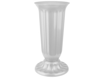 Ваза для цветов №1 190x38мм (цвет белый) Консенсус