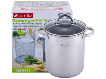 Каструля для спаржі Kamille 5л
