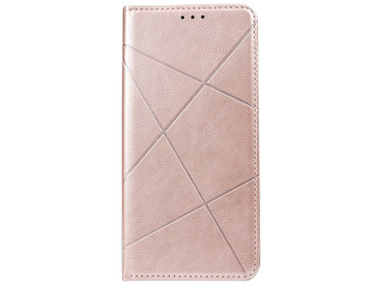 Чехол-книжка Business Leather для Oppo A16 Цвет Розовый