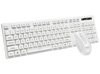 Беспроводная Клавиатура и Мышь XO KB-02 Цвет Белый