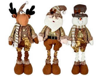 Фігура новорічна Santa&Co, 110см, ноги-телескоп
