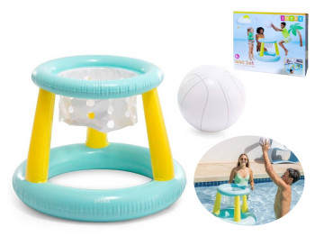 Надувная игра для бассейна баскетбол 86x64 см, мяч в комплекте, 56500, Intex