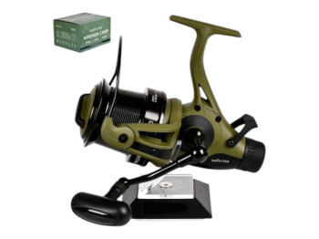Катушка Sam's Fish Magnum Carp 8000, 5+1 подшипник, бейтраннер, металлическая шпуля