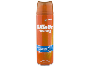 Гель для бритья Gillette Fusion 5 Ultra Moisturizing увлажняющий 200мл