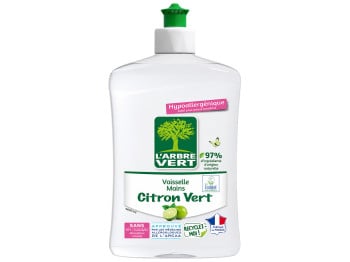 Гель для мытья посуды L’Arbre Vert Lime, гипоаллергенный, 500 мл