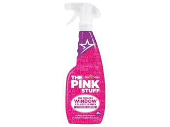 Средство для мытья окон и стекла The Pink Stuff Rose Vinegar, 750мл, аромат розы