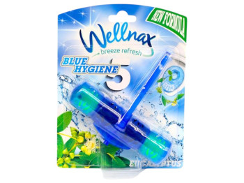 Туалетний блок Wellnax Blue Water, з ароматом евкаліпту, 50г