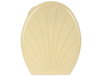 Сиденье для унитаза пластиковая Ромашка (цвет - бежевый) Efe plastics