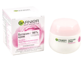 Ботанік-крем Garnier Skin Naturals зволожуючий для сухої і чутливої шкіри 50мл