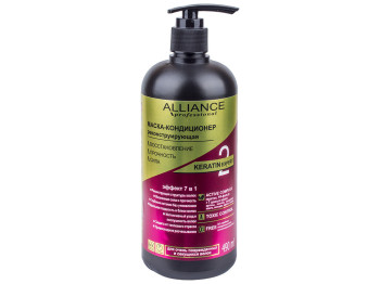 Маска-кондиц. реконстр. Alliance Professional "KERATIN expert 7в1" для сильно поврежд. волос 490мл