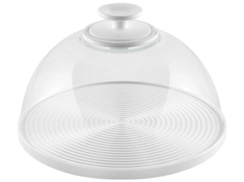 Стеклянный купол/миска с крышкой Delicia, 28см, 30835
