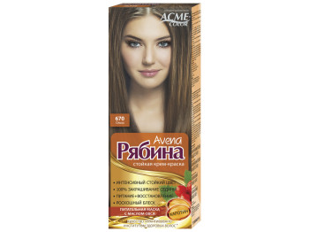 Крем-фарба Acme-color "Горобина Avena" Вільха тон 670