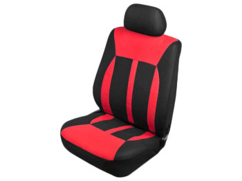 Набор чехлов VSC-38261P-11 "Polyester" полный комплект (цена за набор 11шт) черно-красный