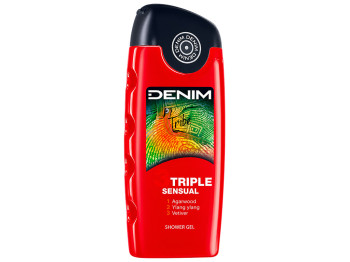 Чоловічий гель для душу Denim Tribe Triple Sensual, 250мл