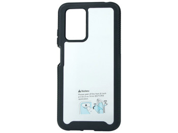 Чехол Shockproof Black Frame+ Transparent Back для Xiaomi Redmi 10 2022 4G Цвет 18, Black