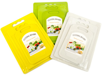 Доски разделочные пластиковые (цена за набор 3шт)