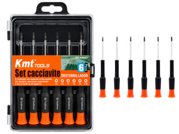 Набор прецизионных отверток Torx Kmt Tools, 6 предметов