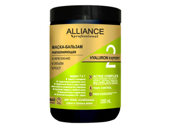 Маска-бальзам Alliance professional Hyaluron expert наполн. 7в1 для тонких, ослаб., сухих волос 1л