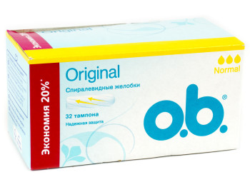 Тампоны O.b. "Normal" 3капли 32шт 