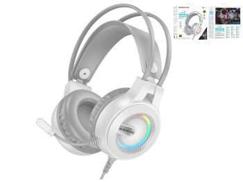 Игровые наушники Borofone BO111 Eminen, белый