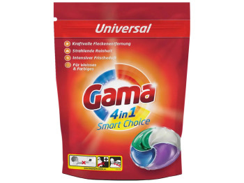 Капсули для прання білизни Gama 4в1 Universal, 18шт