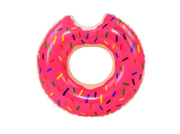 Надувной круг для плавания, ПВХ, пончик, 60см