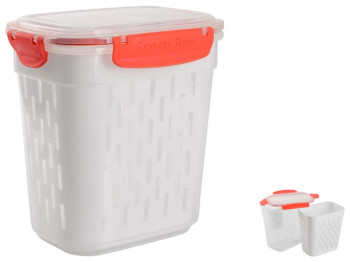 Мойка для овощей Violet House 0545 Orange-Yellow-Green, 2л, 8694313005450