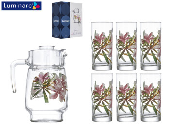 Набір Luminarc "Amsterdam Freesia" 7 предметів (графин+6 склянок) 47138