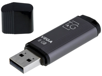 Флеш-накопичувач T&G Vega 121, USB 2.0, захисний ковпачок, 8 ГБ