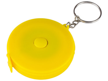 Метр-брелок портновский Солнышко, рулетка с кнопкой намотки 1,5м