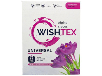 Порошок для прання універсальний WishTex Universal Alpine Crocus, 88 циклів, аромат крокус, 5,4 кг