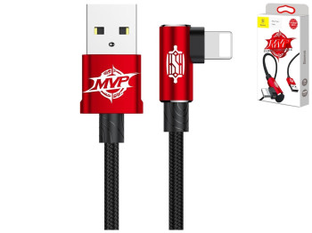 Кабель USB Baseus MVP Elbow CALMVP Lightning 1.5A 2m, Красный